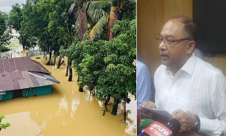 বন্যায় অর্ধকোটি মানুষ ক্ষতিগ্রস্ত, পানিবন্দি সাড়ে ১০ লাখ