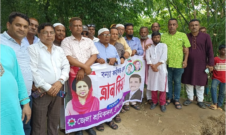 বিএনপি ও যুবদলের উদ্যোগে আখাউড়া ও কসবায় বন্যাদুর্গতদের মাঝে ত্রাণ বিতরণ