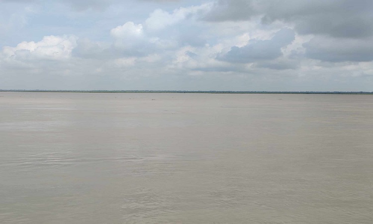 রাজবাড়ীতে পদ্মার পানি বিপদ সীমার নিচে