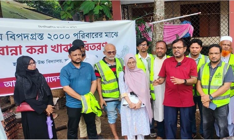ফেনীতে ২ হাজার পরিবারের জন্য এবি পার্টির খাবার বিতরণ উদ্বোধন