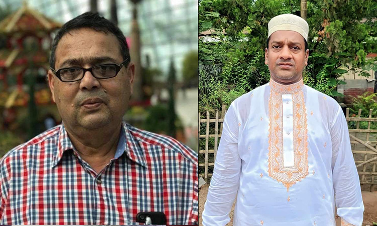 হিলি স্থলবন্দর ট্রাক মালিক গ্রুপের সভাপতি আব্দুল হাকিম সম্পাদক হযরত আলী