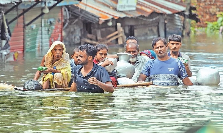 বন্যায় ১১ জেলায় মৃত্যু বেড়ে ৫৪
