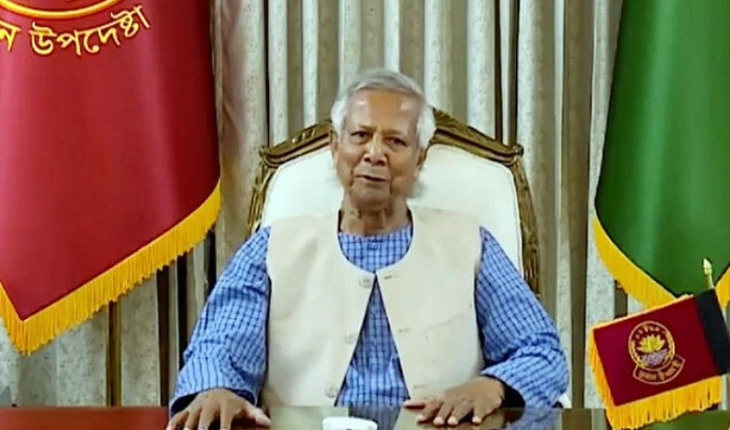 নির্বাচন আয়োজনে অযৌক্তিক সময় নষ্ট করবে না সরকার: প্রধান উপদেষ্টা