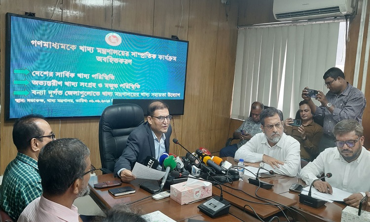 সরবরাহ পরিস্থিতি ভালো, দেশে খাদ্যের সংকট নেই : খাদ্য সচিব