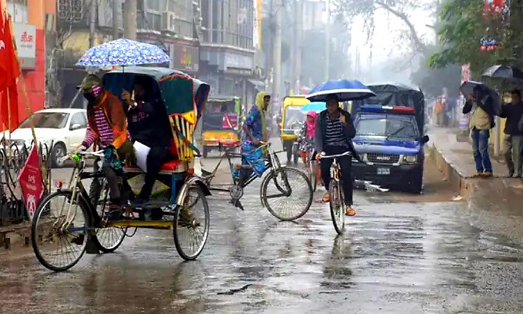 আড়াই ঘণ্টায় রাজশাহীতে ১০ মিলিমিটার বৃষ্টিপাত