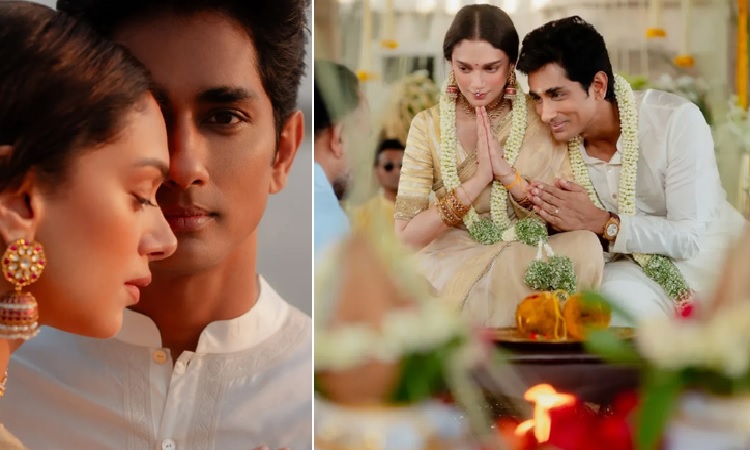 বিয়ে করলেন অদিতি-সিদ্ধার্থ