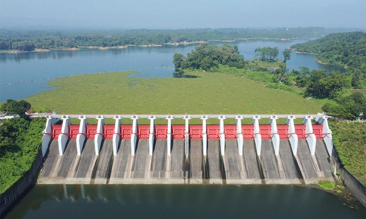 ৩৬ ঘণ্টা পর বন্ধ হলো কাপ্তাই বাঁধের ১৬ জলকপাট
