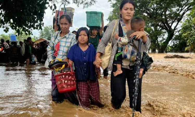 মিয়ানমারে ভয়াবহ বন্যায় নিহত ২৩৬