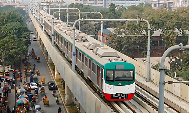 আগারগাঁও-মতিঝিল রুটে মেট্রোরেল চলাচল বন্ধ