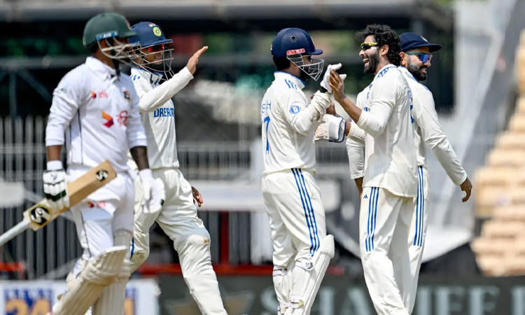 চেন্নাই টেস্ট: ১৪৯ রানেই অলআউট বাংলাদেশ