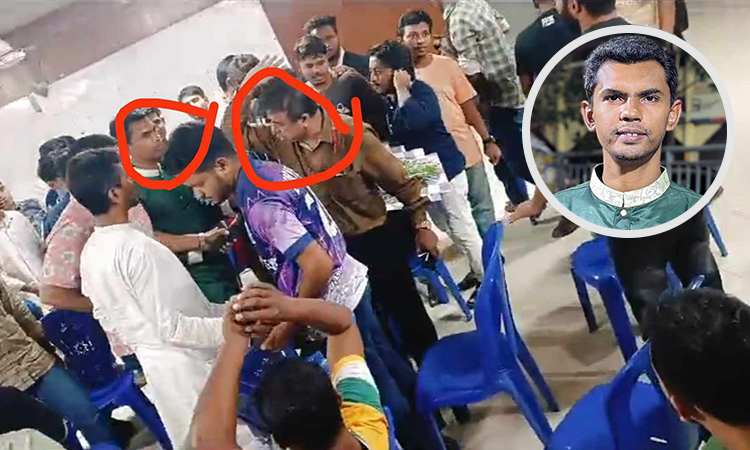 হলে চাহিদা অনুযায়ী সিট না পাওয়ায় শিক্ষককে হেনস্তা করলো ছাত্রদল নেতা