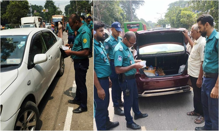 রাজধানীতে ট্রাফিক আইন না মানায় একদিনে ৭৭৬ মামলা