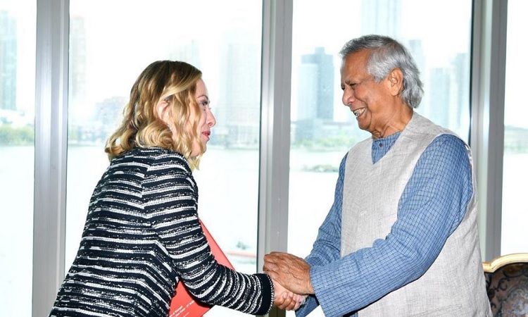 রোম-ঢাকা সম্পর্কের ‘নতুন অধ্যায়’ সূচনার আহ্বান মেলোনির
