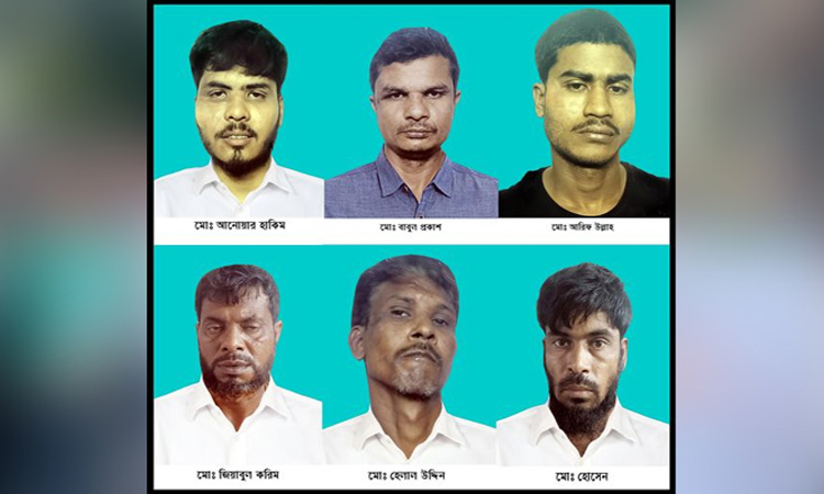 লেফটেন্যান্ট তানজিম হত্যার ঘটনায় ৬ জন আটক