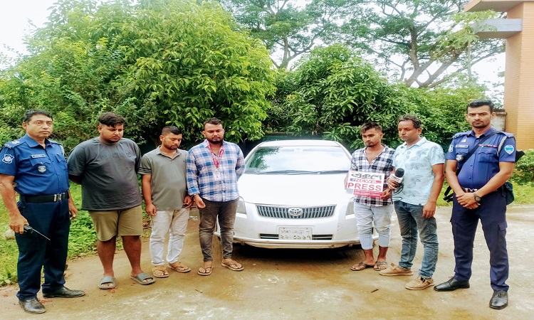 বিজয়নগরে ৫ ভুয়া সাংবাদিক আটক