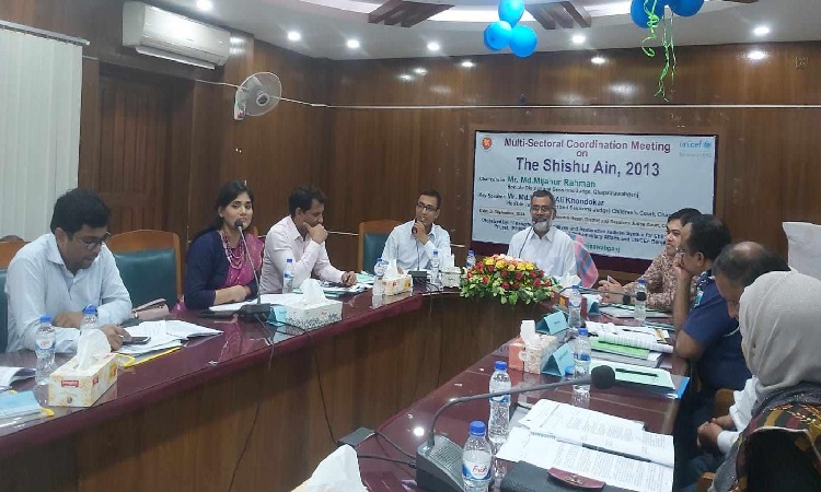 চাঁপাইনবাবগঞ্জে শিশু আইন ২০১৩ বাস্তবায়ন শীর্ষক সমন্বয় সভা