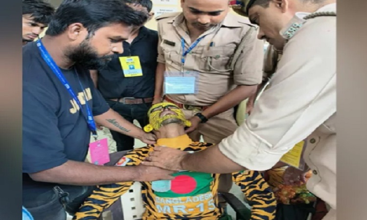 ভারতীয় সমর্থকদের হামলায় হাসপাতালে বাংলাদেশি দর্শক