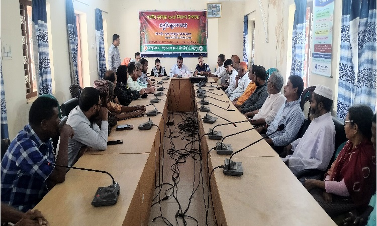 ঝিনাইগাতীতে দুর্গাপূজা উদযাপনে প্রস্তুতি সভা