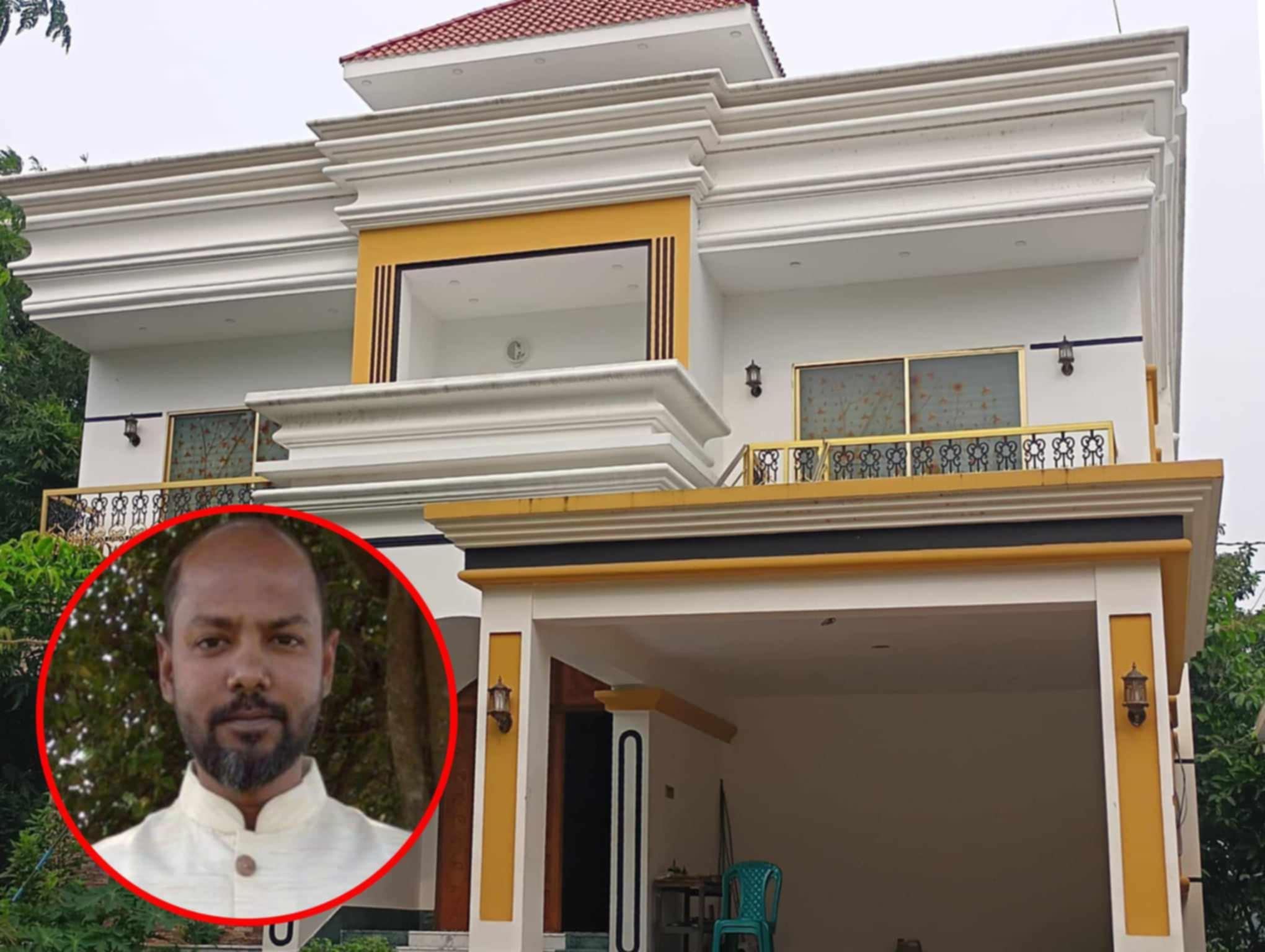 ওবায়দুল কাদেরের স্ত্রীর গাড়ি চালকের ডুপ্লেক্স বাড়ি!