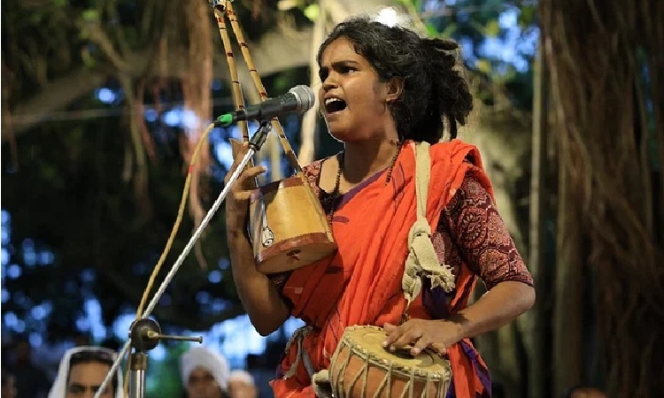 ইছামতীর তীরে পদ্মহেম ধামে লালনগীতির আসর