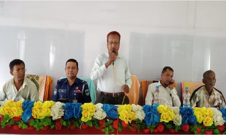 দুর্গাপূজায় শান্তি-শৃঙ্খলা রক্ষার্থে ইসলামকাটিতে মতবিনিময় সভা