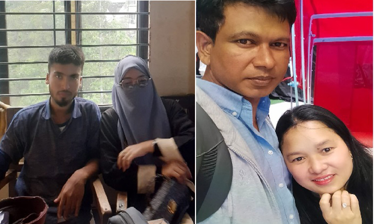 প্রেমের টানে রাজশাহীতে দুই ফিলিপাইনী তরুণী