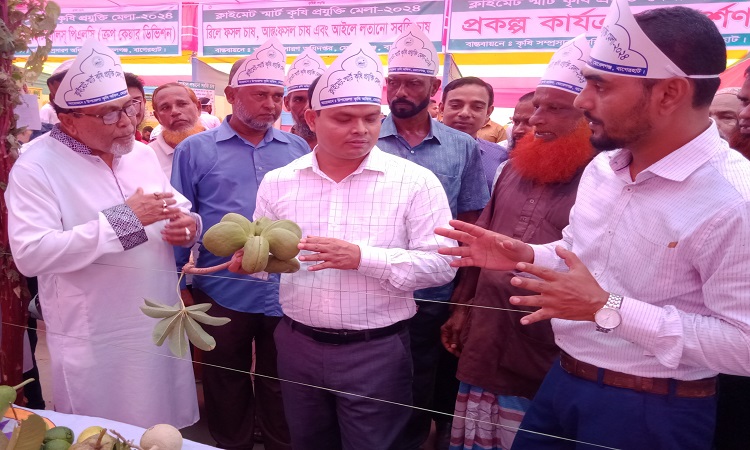 মোরেলগঞ্জে ৩ দিনব্যাপী ক্লাইমেট স্মার্ট কৃষি প্রযুক্তি মেলা শুরু