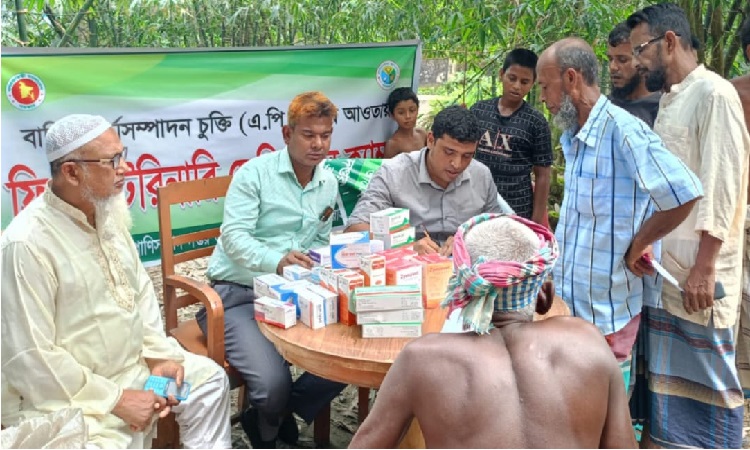 ব্রাহ্মণবাড়িয়ায় ফ্রি ভেটেরিনারি মেডিকেল ক্যাম্প