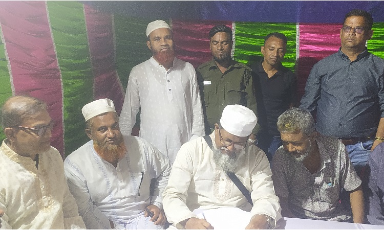 হাকিমপুরে পূজা মণ্ডপ পরিদর্শনে জেলা জামায়াতের আমীর