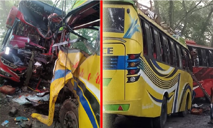 ফরিদপুরে দুই বাসের মুখোমুখি সংঘর্ষে নিহত ৫, আহত ২০