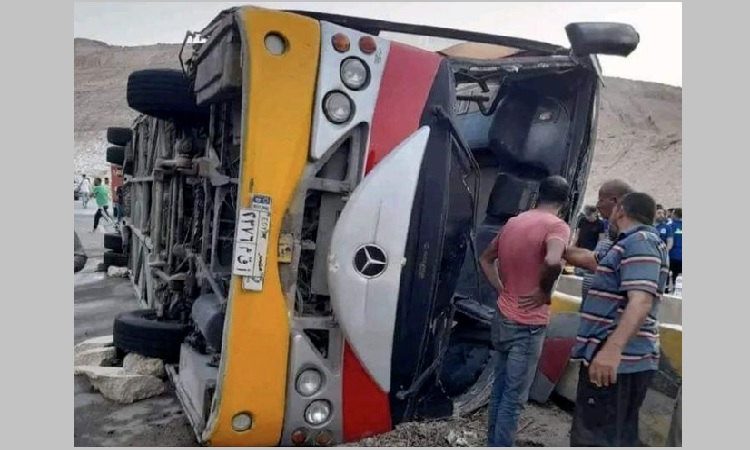 মিসরে বাস দুর্ঘটনায় নিহত অন্তত ১২