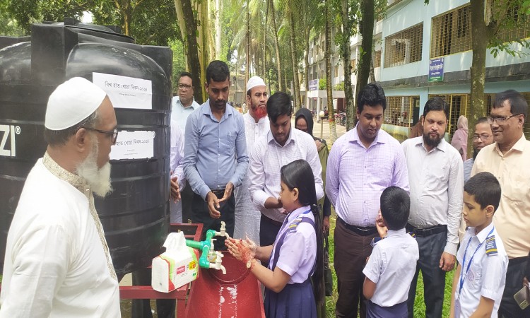 হিলিতে বিশ্ব হাত ধোয়া দিবস পালিত