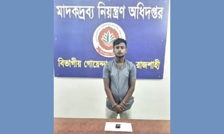 গোদাগাড়ীতে ৩০০ পিচ ইয়াবাসহ গ্রেফতার ১