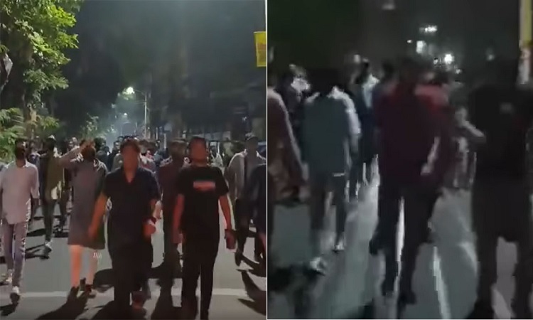 মধ্যরাতে চট্টগ্রামে আওয়ামী লীগের মিছিল