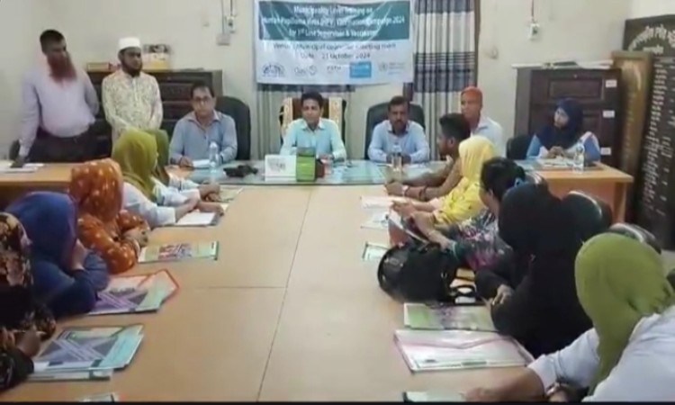 ব্রাহ্মণবাড়িয়ায় এইচপিভি টিকা বাস্তবায়নের লক্ষ্যে প্রশিক্ষণ কর্মশালা