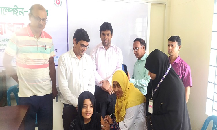 হাকিমপুরে এইচপিভি ক্যাম্পেইনের উদ্বোধন