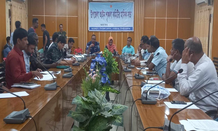 গোমস্তাপুরে আইন শৃঙ্খলা কমিটির মাসিক সভা অনুষ্ঠিত