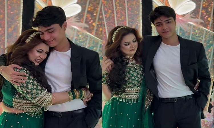 জন্মদিনে ছেলেকে নিয়ে ‘অনেক সাধনার পরে’ গানে চিত্রনায়িকা পলি