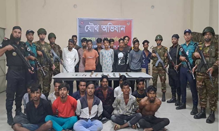 মোহাম্মদপুরে যৌথবাহিনীর অভিযান, আটক ৪৫