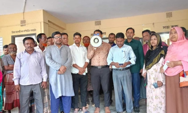 হাকিমপুরে বোয়ালদাড় ইউনিয়নে ভিডাব্লিউবি কর্মসূচির চাল বিতরণ