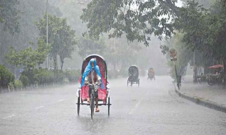 চার বিভাগে বৃষ্টির পূর্বাভাস
