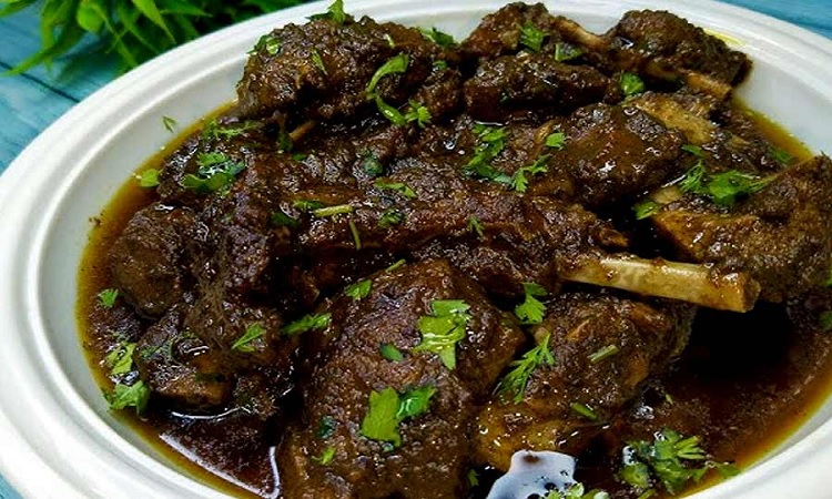 কালো তিল বাটা দিয়ে মটন ভুনা