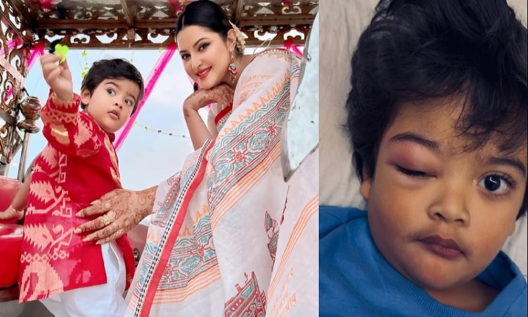 ঘুম থেকে উঠে দেখি ছেলে আর চোখ খোলে না : পরীমণি