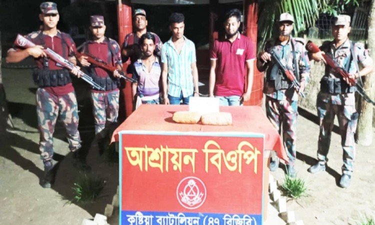 বিজিবি’র পৃথক অভিযানে অস্ত্র ও মাদক উদ্ধার, আটক ৪