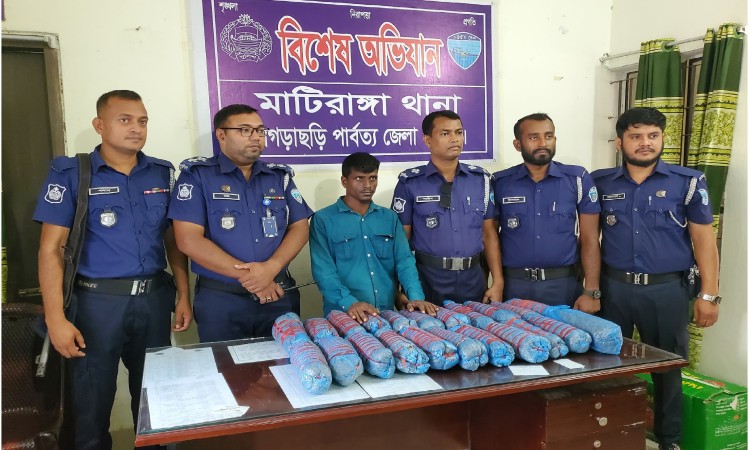 যাত্রী সেজে মাদক পাচারের চেষ্টা, গ্রেফতার ১