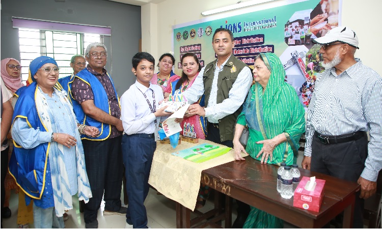 হাইকেয়ার ও লায়ন্স ক্লাবের যৌথ উদ্যোগে স্বাস্থ্য ক্যাম্প ও চিত্রাংকন প্রতিযোগিতা
