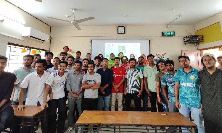 আন্তঃবিভাগ ফুটবল টুর্নামেন্টের খেলা শুরু ১৩ নভেম্বর