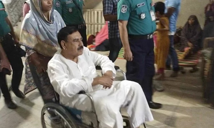 রিমান্ডে অসুস্থ শাহজাহান খান ফের ঢামেকে