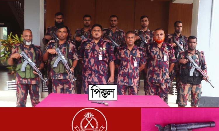 মহেশপুর সীমান্তে বিদেশি পিস্তল উদ্ধার