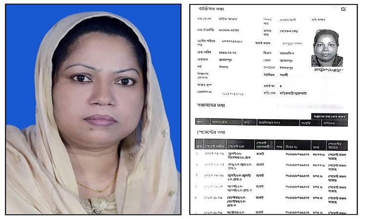 সন্তান নেই, তবুও মাতৃত্বকালীন ভাতা নেন ইউপি সদস্য